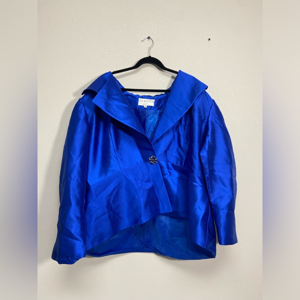 Lily and Taylor, blue, simple jacket